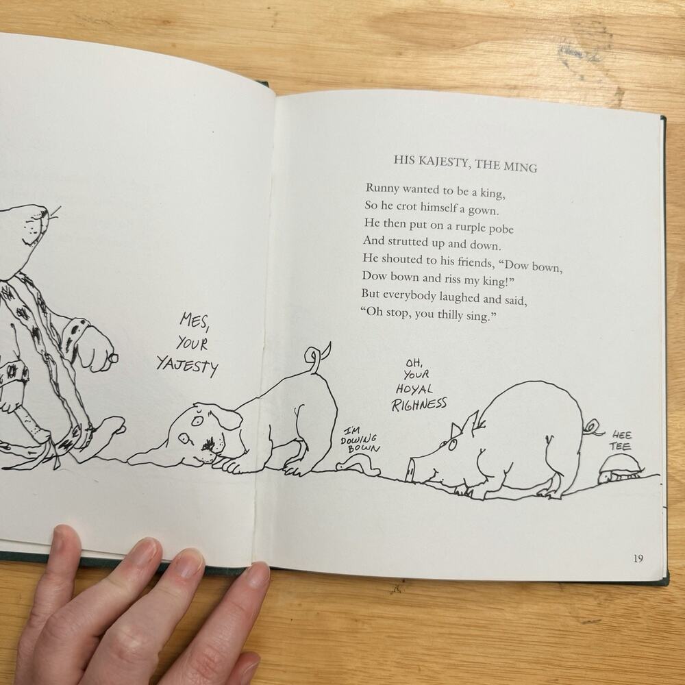 Runny Babbit Poem by Shel Silverstein Hardcover Picture Book Vintage 2005 - Picture 7 of 13